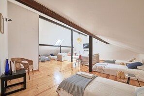 Apartment, 3 Bedrooms, Patio | Living area | Flat-screen TV - Renovated and Spacious Duplex Apartment With Patio, By TimeCooler (Lisbon)