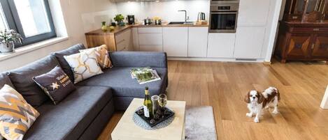 Apartment (Dolomit) | Wohnzimmer | Flachbildfernseher