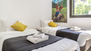 Apartment, 2 Bedrooms | 2 bedrooms, iron/ironing board, WiFi (free), bed sheets - City Living 7mn Walk to Rothschild BLVD (Tel Aviv)