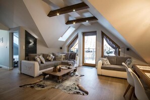 Apartment (Szafran) | Living area - Apart-Center Pod Orlem (Zakopane)