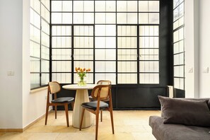 Apartment, 1 Bedroom | Living area | TV