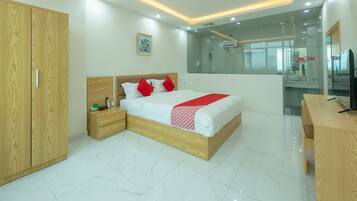 Habitación doble estándar | Minibar, escritorio, wifi gratis y ropa de cama