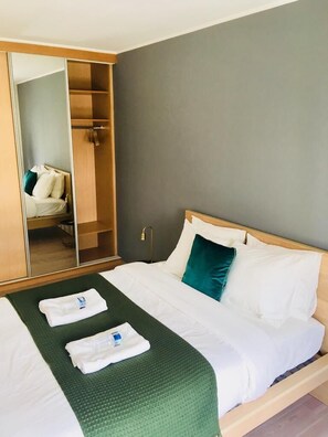 Apartemen | 2 kamar tidur, seprai katun Mesir, dan seprai premium