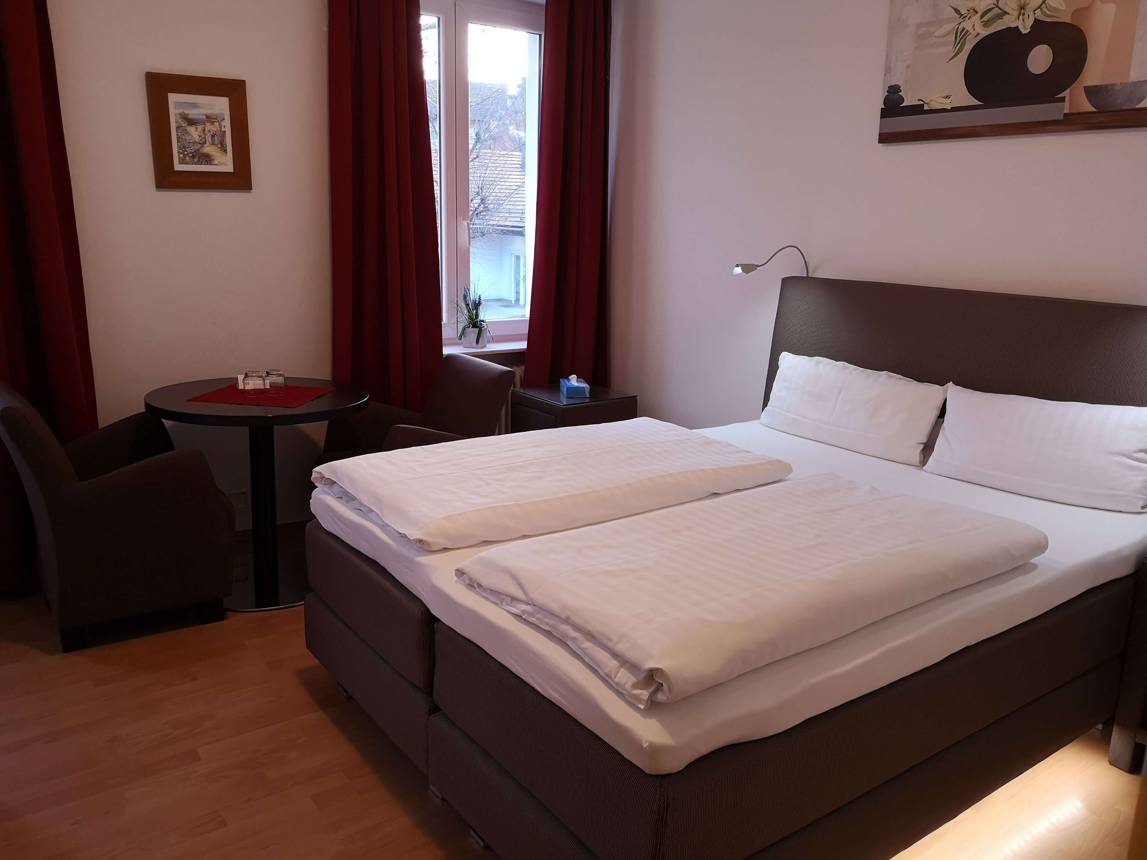 double room | in-room safe, desk, blackout curtains, iron/ironing board