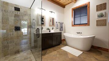 Bathtub, hair dryer