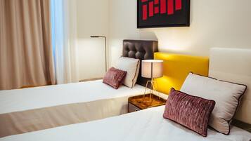 Kamer, 1 twee- of 2 eenpersoonsbedden (Megaride) | 1 slaapkamer, luxe beddengoed, bedden met traagschuimmatras