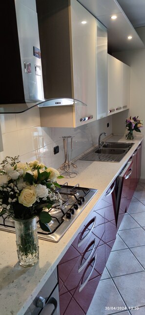 Frigorifero, forno, lavastoviglie, macchina per tè/caffè