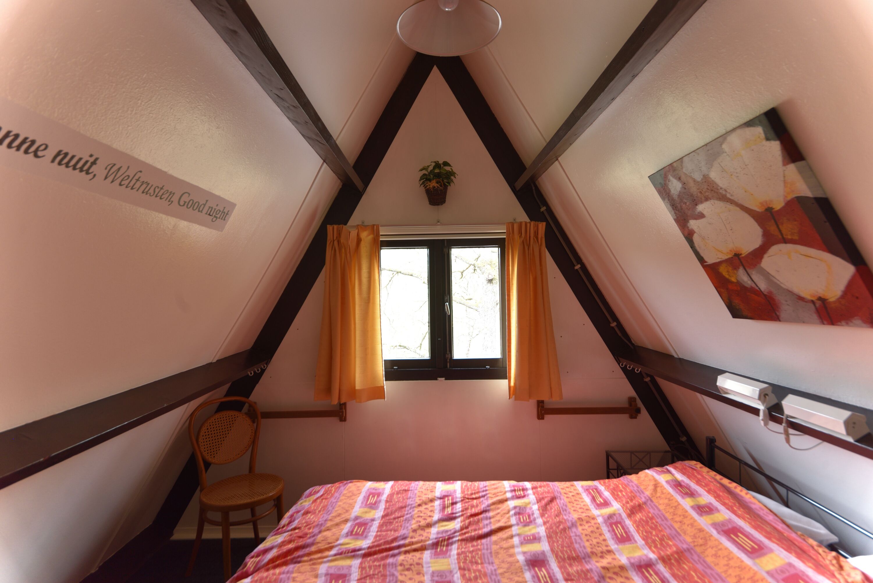 Chalet No. 127 in a quiet location in a wooded area