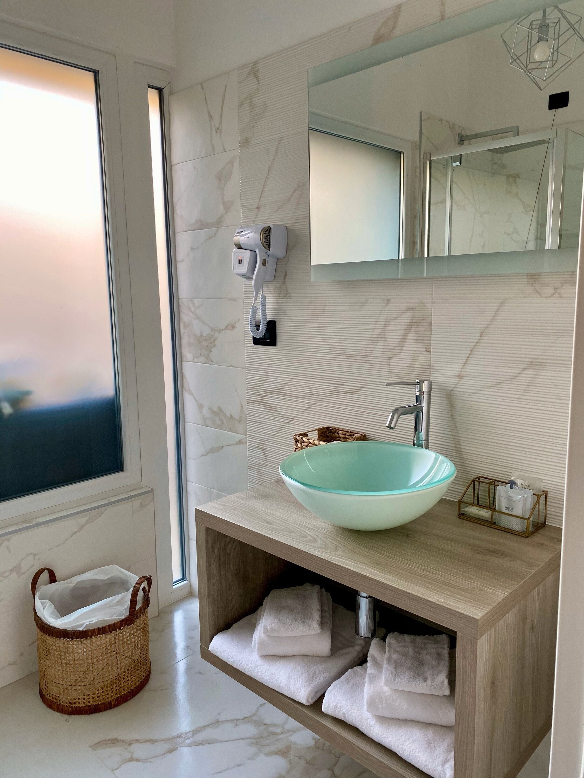 Chambre Double ou avec lits jumeaux, rez-de-chaussée (3) | Salle de bain