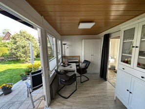 Outdoor dining - Holiday house in a quiet location and near the forest (Wernigerode)