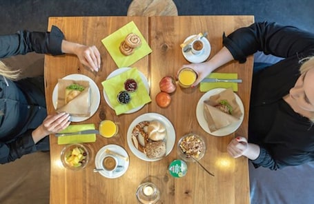 Free daily on-the-go breakfast . a2 Hotels Wernau