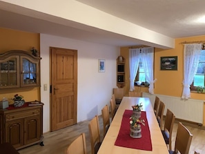 Breakfast area - Pension Oberwallbachsmühle (Wasungen)