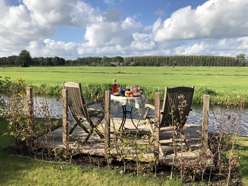 Weg van de stad  en de mensenmassa. Relax in de Natuur op en aan het water.