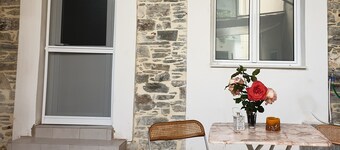 Renovated traditional stone house in Evia, Greece