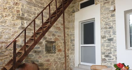 Renovated traditional stone house in Evia, Greece