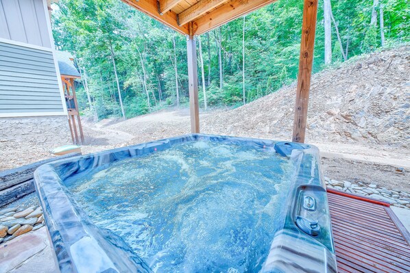 House, Multiple Beds, Hot Tub | View from room - Break Time (Gatlinburg)