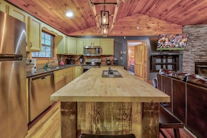 Chalet, Multiple Beds, Hot Tub | Private kitchen - Blue Mountain Mist (Sevierville)