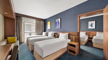 1 habitación y ropa de cama de alta calidad