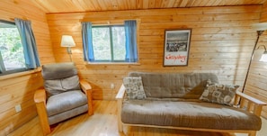 Cottage, Kitchenette (BC) | Living area | 20-inch flat-screen TV with digital channels, TV - Drummer Boy Camping Resort (Gettysburg)