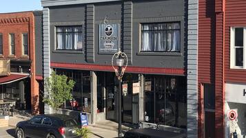 Majoituspaikan julkisivu