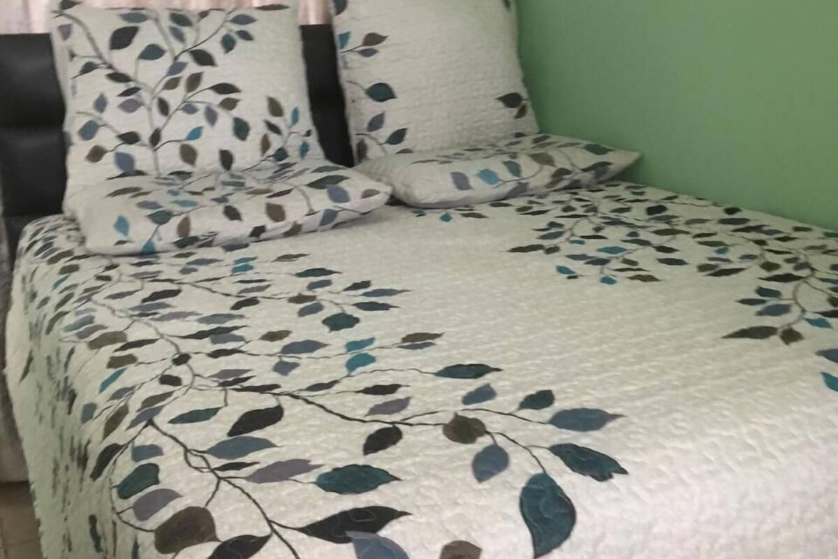 Desk, blackout curtains, free WiFi, bed sheets