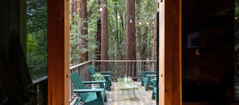 Artist’s Perch: Modern Redwood Retreat with Outdoor Sauna