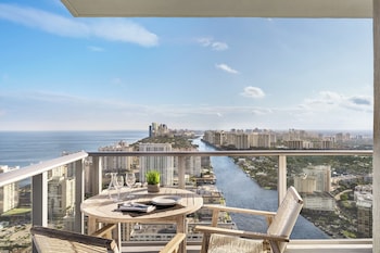 Balcony view at Hyde Beach House