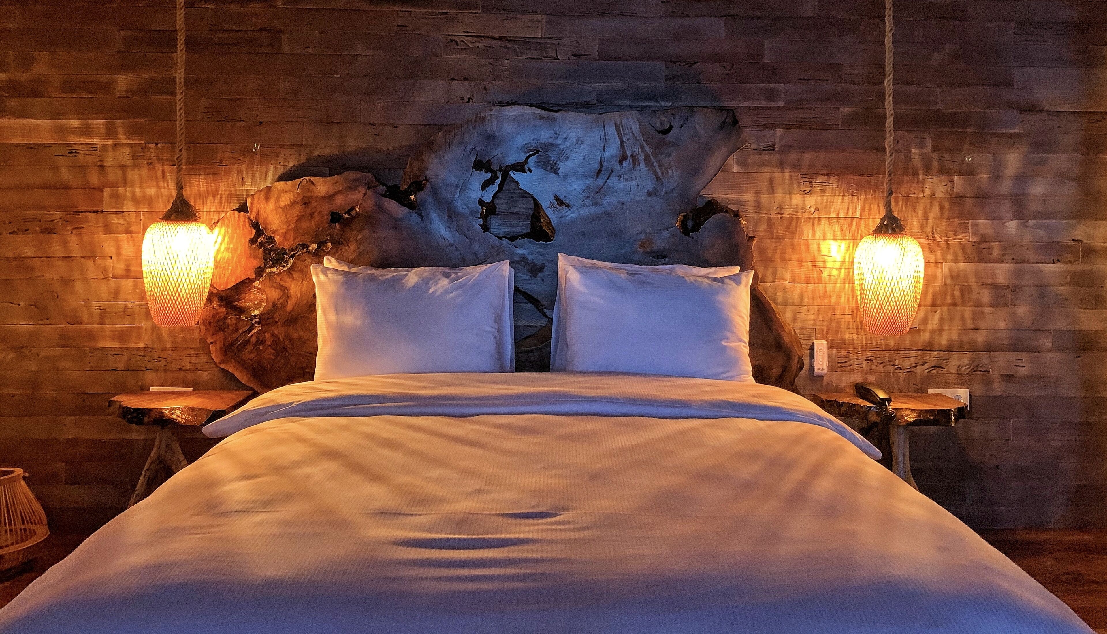 deluxe tree house, 1 double bed | 1 bedroom, minibar, individually decorated, individually furnished