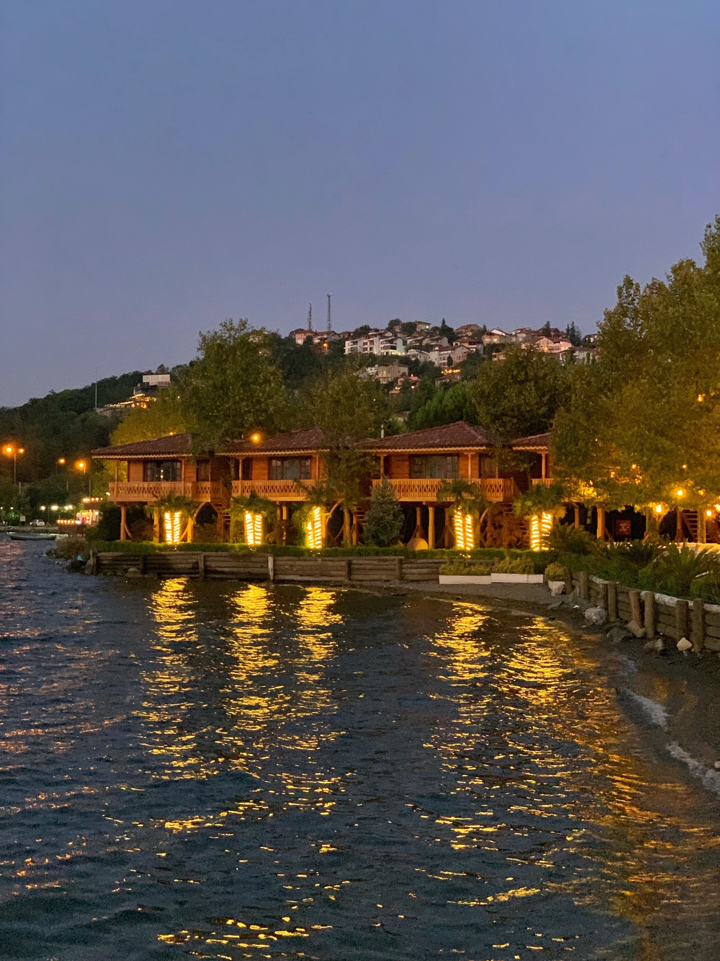 front of property – evening/night