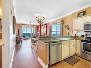 Condo, 3 Bedrooms, Beach View | Private kitchen | Stovetop - Island Royale by Bender Vacation Rentals (Gulf Shores)
