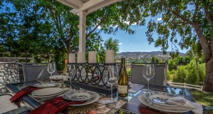 French country ranch in the heart of wine country with a new spa