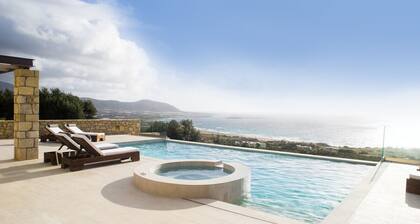 Heated pool ★ Indoor & outdoor Jacuzzi ★ Sauna ★ Falasarna