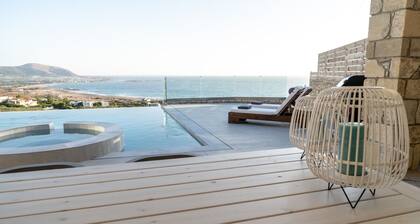 Indoor & outdoor Jacuzzi ★ Heated pool ★ Sauna ★ Falasarna