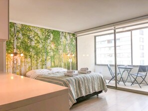 1 chambre, fer et planche à repasser, Wi-Fi, literie fournie