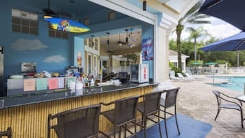 Poolside bar