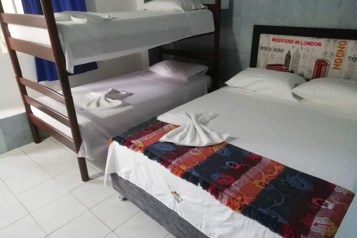 family quadruple room | individually decorated, individually furnished, laptop workspace