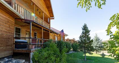Shabby Chic Cabin Getaway, josta on upeat näkymät ja villieläimet