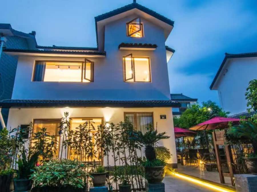 Front of property - evening/night