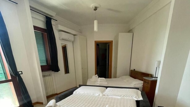1 bedroom, iron/ironing board, travel crib, WiFi (free)