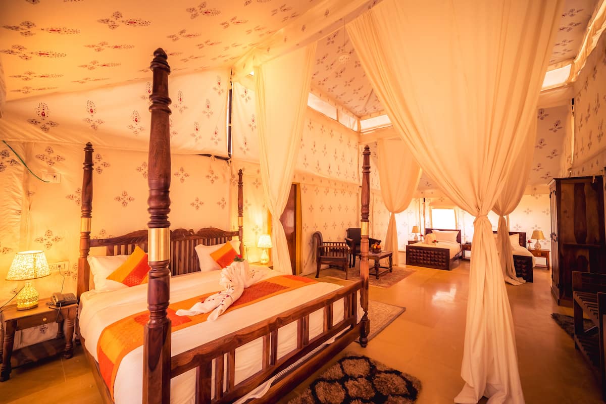 Maharaja Luxury Amaan Suite | 2 bedrooms, Egyptian cotton sheets, premium bedding, down duvets
