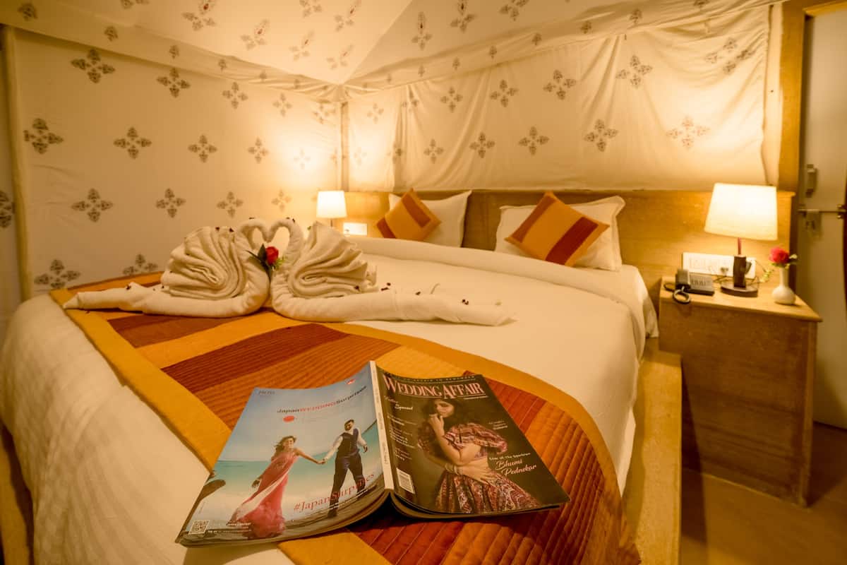 Jaisalmeri Suite Tent | 2 bedrooms, Egyptian cotton sheets, premium bedding, down duvets