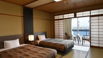 Japanese Style Bed Room, Non Smoking | Free WiFi, bed sheets