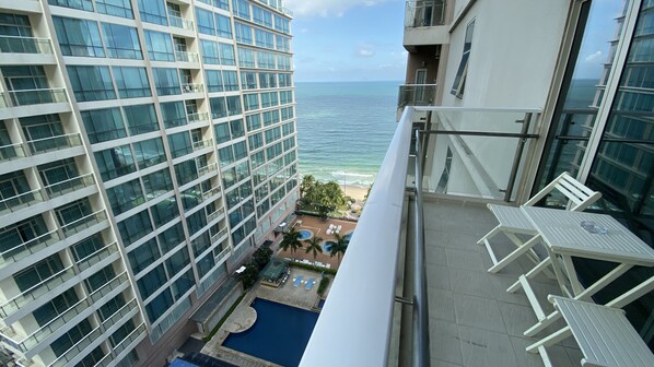 Luxury Apartment, 1 Bedroom, Kitchenette, Beach View | View from room - Lotus Village Nha Trang (Nha Trang)