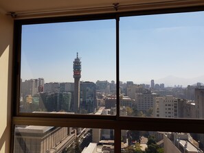 Panoramic city views from the comfort of your room.