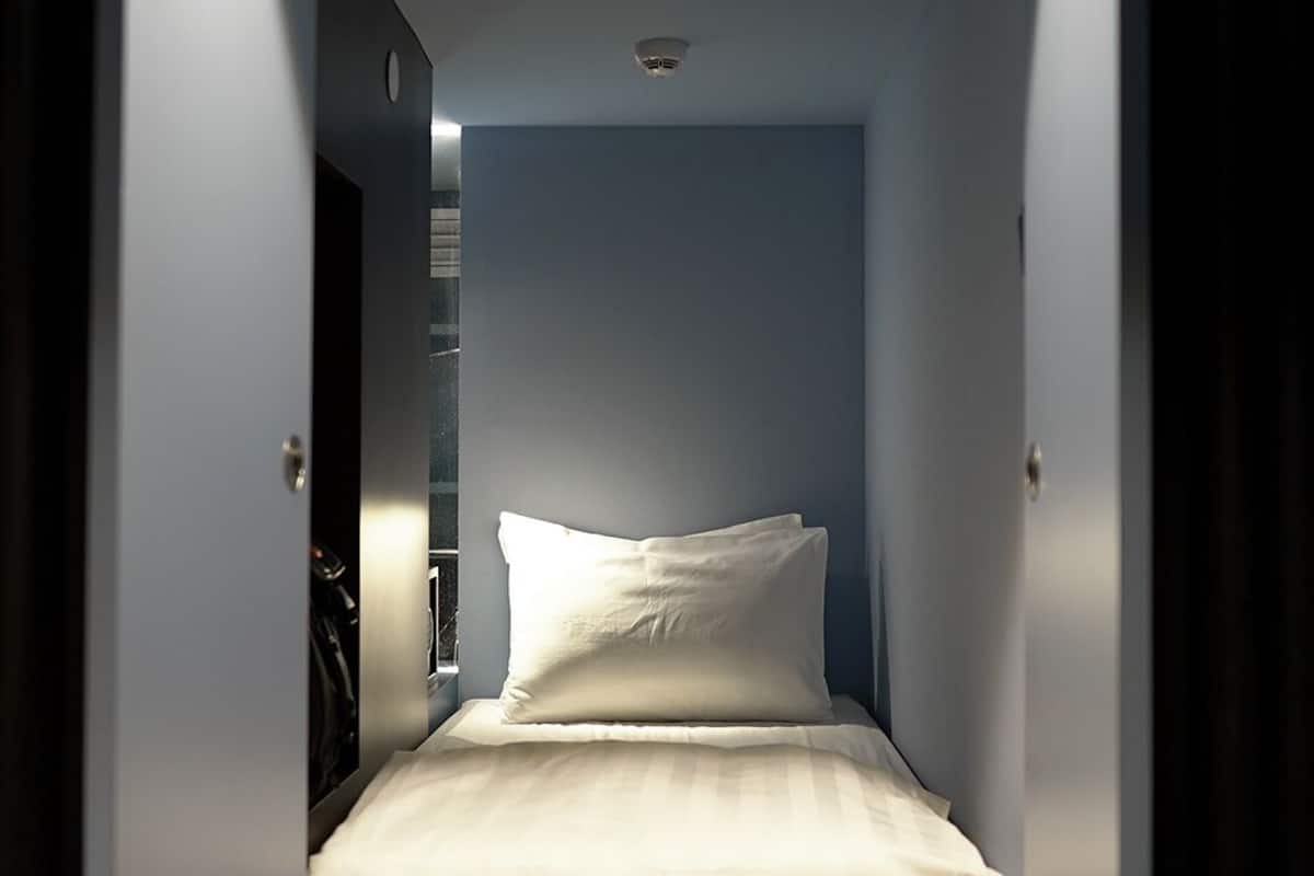Habitación individual básica, dormitorio mixto (Capsule - Max 12 hours) | Escritorio, wifi gratis y ropa de cama