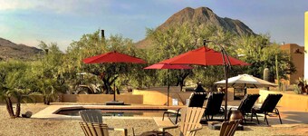 A Boutique Desert Stay with a Pool and a Donkey twist.