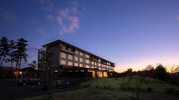 Front of property - evening/night