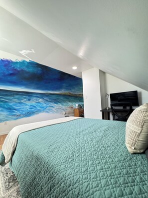 2 bedrooms, desk, iron/ironing board, free WiFi