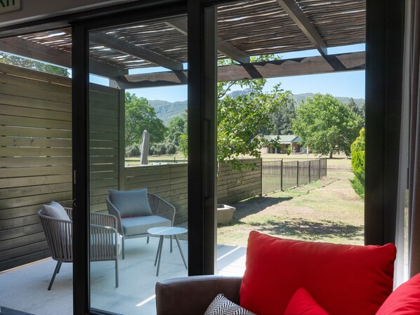 Terrace/patio - Lynx Wine Estate (Franschhoek)