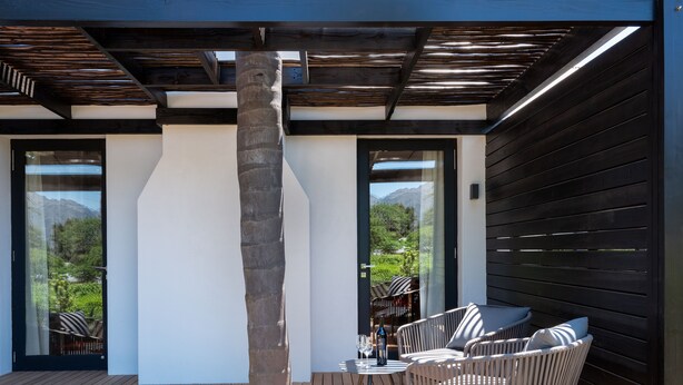 Grand Suite, Fireplace | View from room - Lynx Wine Estate (Franschhoek)